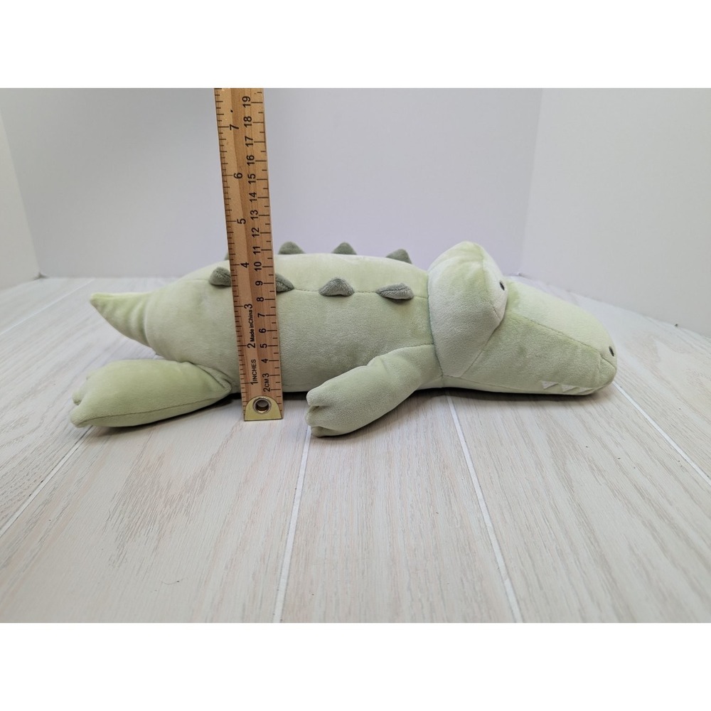 Pillowfort Alligator Baby Weighted Plush Throw Pillow Soft Green 16" Crocodile - Picture 5 of 7